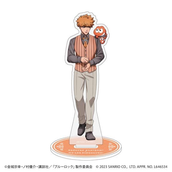 ブルーロック×サンリオキャラクターズ キャラアクリルフィギュア 23 國神錬介×ウィアーダイナソアーズ 描き下ろしイラスト                     ホビーストックで2024年2月発売