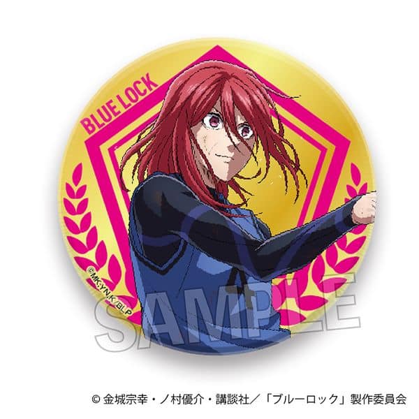 ブルーロック 咆哮!!金メダル風缶バッジ 千切豹馬 キャラアニで
                                                2024年7月発売