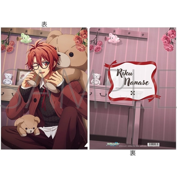 アイドリッシュセブン クリアファイル/七瀬 陸 My Sweet Teddy 〜Valentine 2024〜 ムービックで2024年8月9日より発売