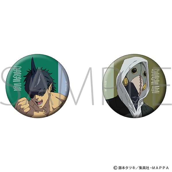 チェンソーマン 缶バッジセット/サメの魔人 暴力の魔人 ムービックで2024年8月16日より発売