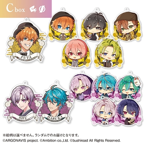 「アルゴナビス -キミが見たステージへ-」 トレーディングアクリルキーホルダーC box
 アニメイトで
2024年07月発売
