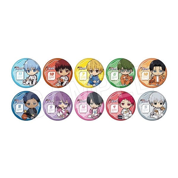 黒子のバスケ トレーディングマット缶バッジ ミニキャラ 練習終わりのひとときver.
 アニメイトで
2024年08月発売