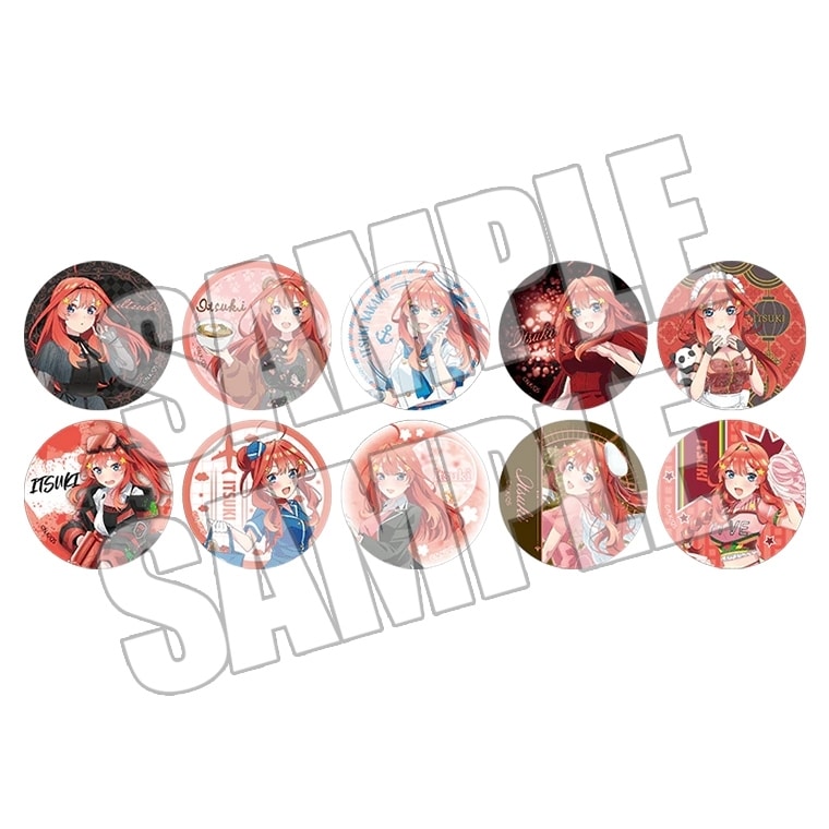 五等分の花嫁∽ 五月のブラインド缶バッジセット
 アニメイトで
2024年07月中旬発売