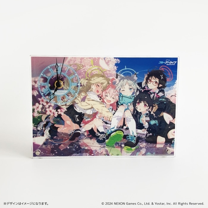 ブルーアーカイブ アクリル時計
 アニメイトで
2024年08月 下旬 発売