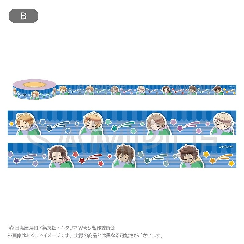 ヘタリア World★Stars ふわみんマスキングテープ B
 アニメイトで
2024年09月発売