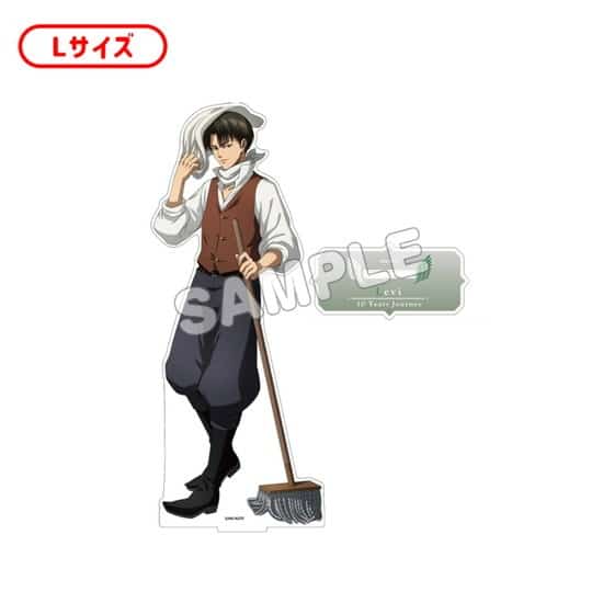 進撃の巨人 10 Years Journey 描き下ろしアクリルフィギュアL リヴァイ 過去                     ホビーストックで2024年9月発売