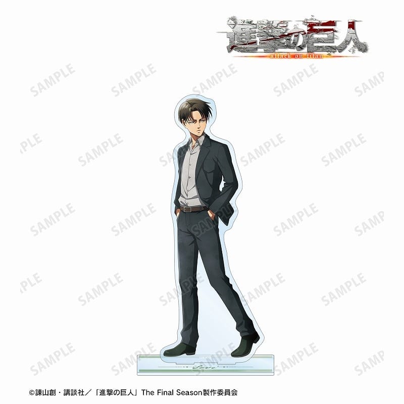 進撃の巨人 描き下ろし リヴァイ 歩み・水彩風ver. 超特大アクリルスタンド
 アニメイトで
2024/10/27 発売