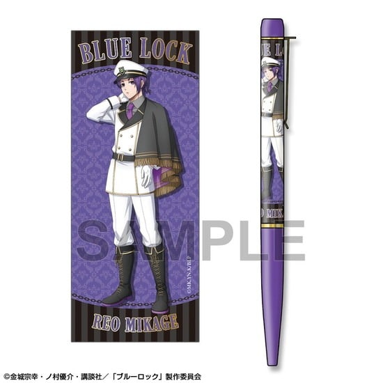 ブルーロック プリントボールペン デザイン05 御影玲王 監獄の調停者ver. 描き下ろし                     ホビーストックで2024年7月発売