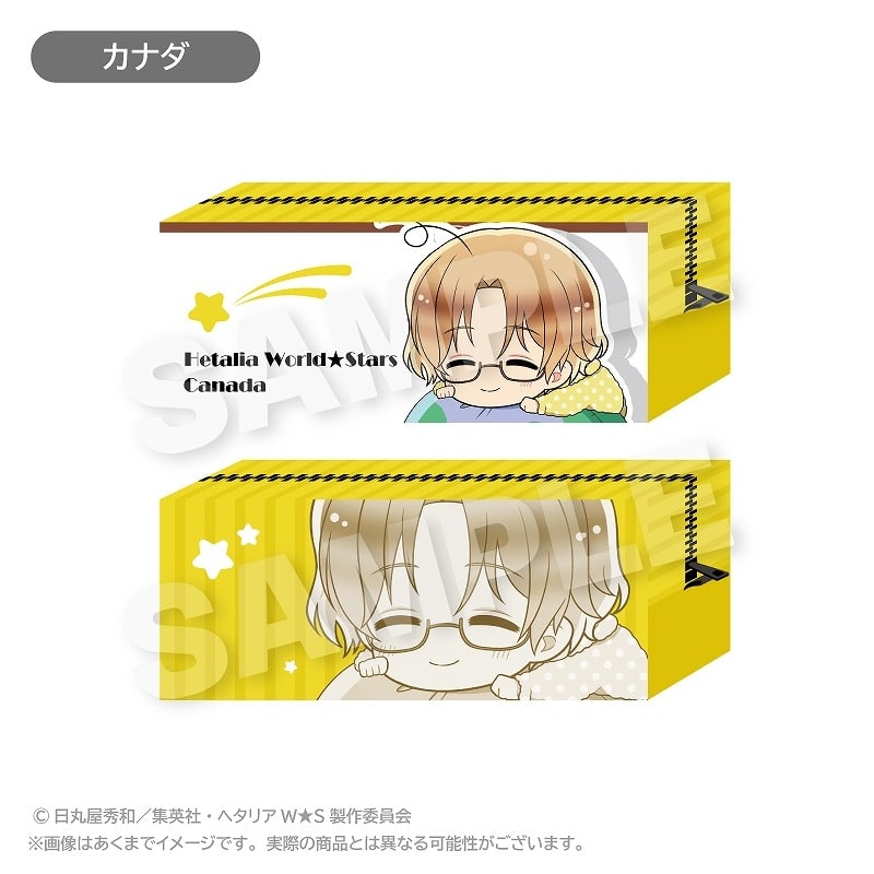 ヘタリア World★Stars ふわみんペンケース カナダ
 アニメイトで
2024年09月発売