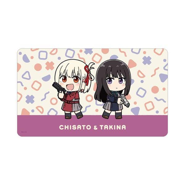 リコリス・リコイル 描き起こし 錦木千束&井ノ上たきな Art by 荒* ちびキャラ マルチデスクマット ver.A キャラアニで
                                                2024年11月発売