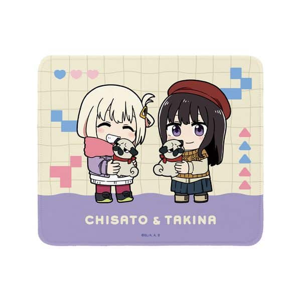 リコリス・リコイル 描き起こし 錦木千束&井ノ上たきな Art by 荒* ちびキャラ マウスパッド ver.D キャラアニで
                                                2024年11月発売