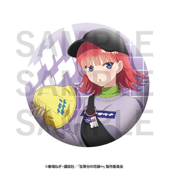 五等分の花嫁∽ -サウナ行こう!- メタリック缶バッジ 中野二乃 キャラアニで
                                                2024年10月発売