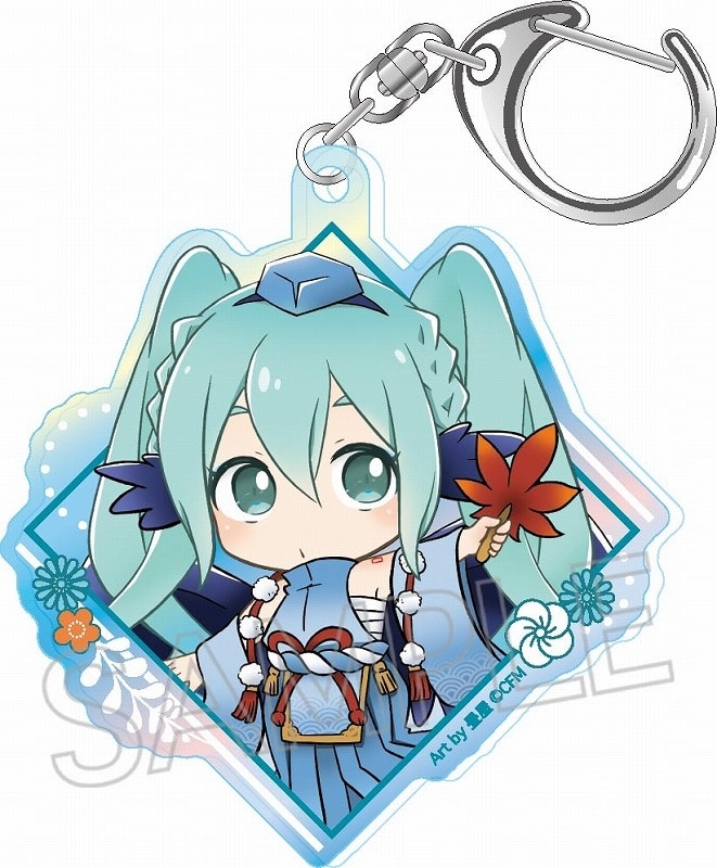 初音ミク 百鬼夜行 オーロラアクリルキーホルダー 烏天狗 アニメイトで2024年08月 下旬 発売予定