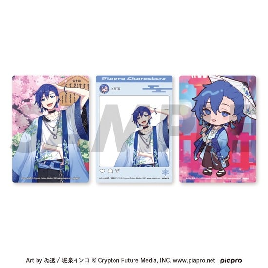 ピアプロキャラクターズ～ジャパンクスタイル～ ホログラムクリアカードセット KAITO                     ホビーストックで2024年10月発売