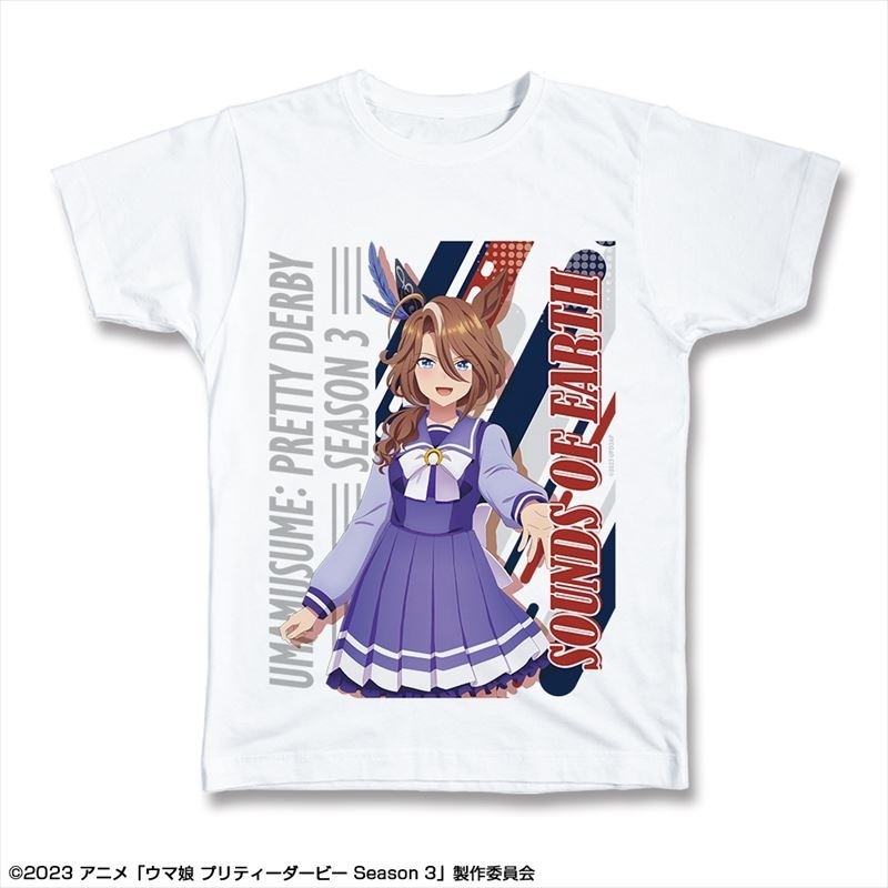 TVアニメ『ウマ娘 プリティーダービー Season 3』 Tシャツ XLサイズ デザイン05(サウンズオブアース/制服ver.)
 アニメイトで
2024年09月 上旬 発売
