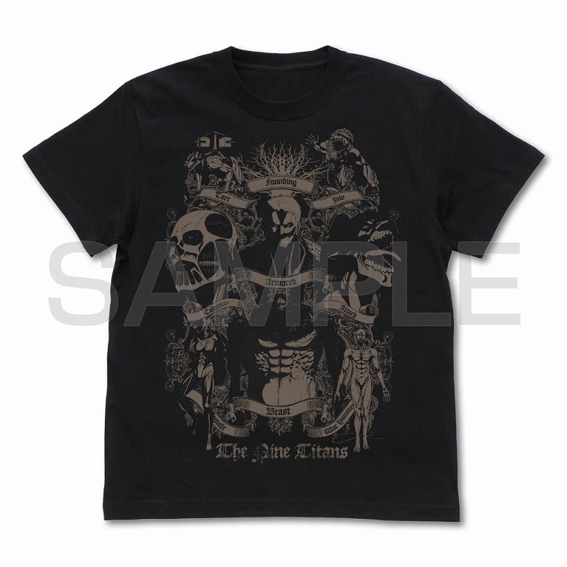 進撃の巨人 九つの巨人 Tシャツ Ver2.0/BLACK-XL
 アニメイトで
2024年09月下旬発売