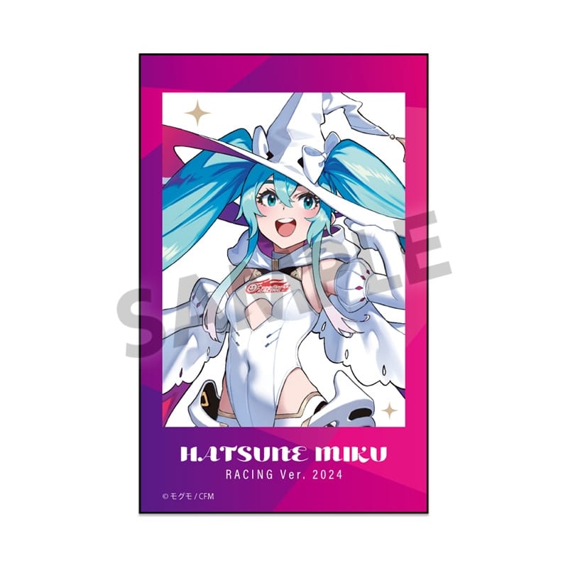 レーシングミク 2024 キービジュアル1 Ver. インスタントフォト風ステッカー アニメイトで2024年09月発売