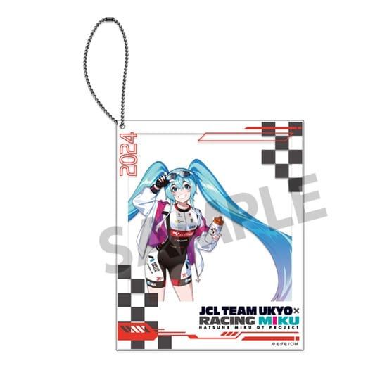 レーシングミク 2024 JCL TEAM UKYO 応援 Ver. ポラロイド風アクリルキーホルダー                     ホビーストックで2024年9月発売
