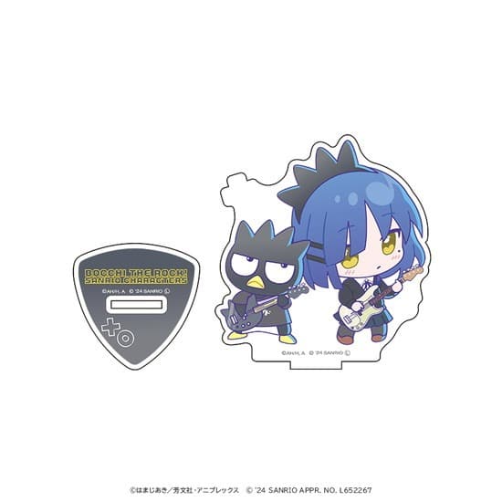 アニメ ぼっち・ざ・ろっく! ×サンリオキャラクターズ アクリルスタンド 山田リョウ×バッドばつ丸                     ホビーストックで2024年11月発売